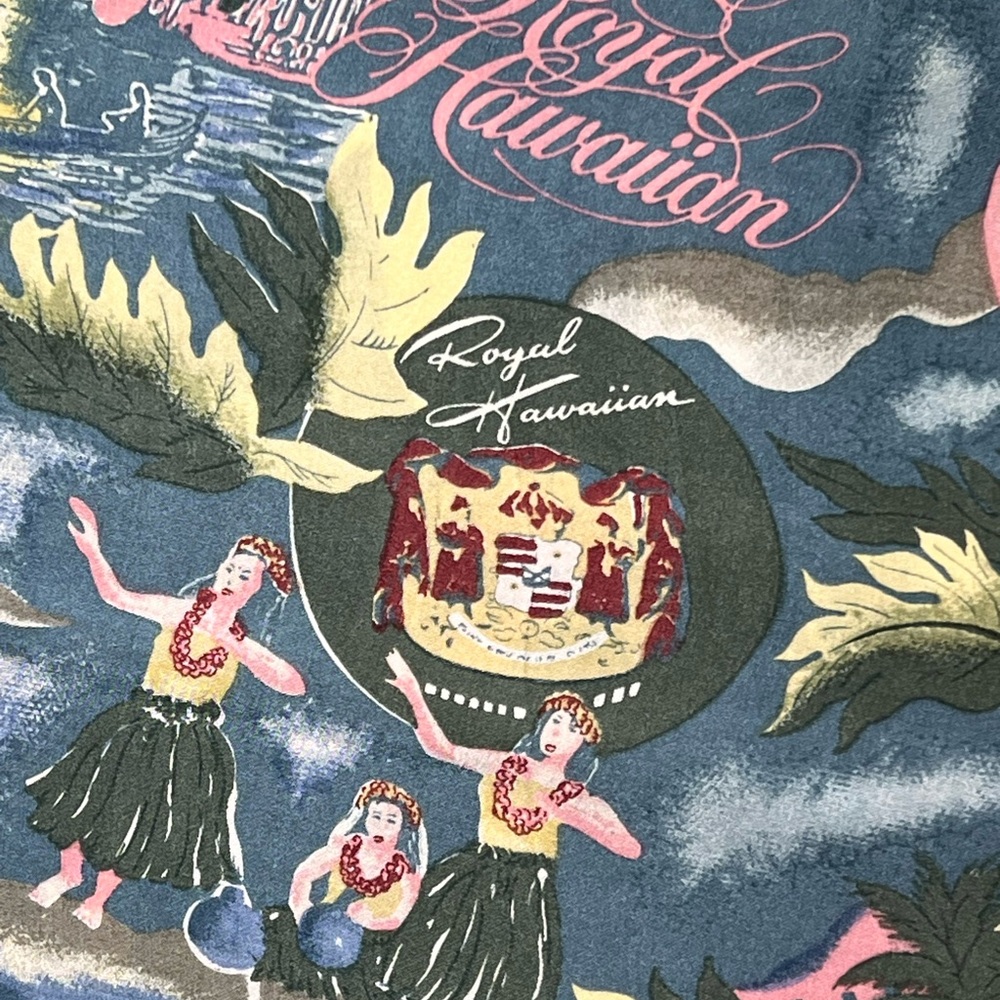 75th Silk Royal Hawaiian Hotel Aloha Shirt